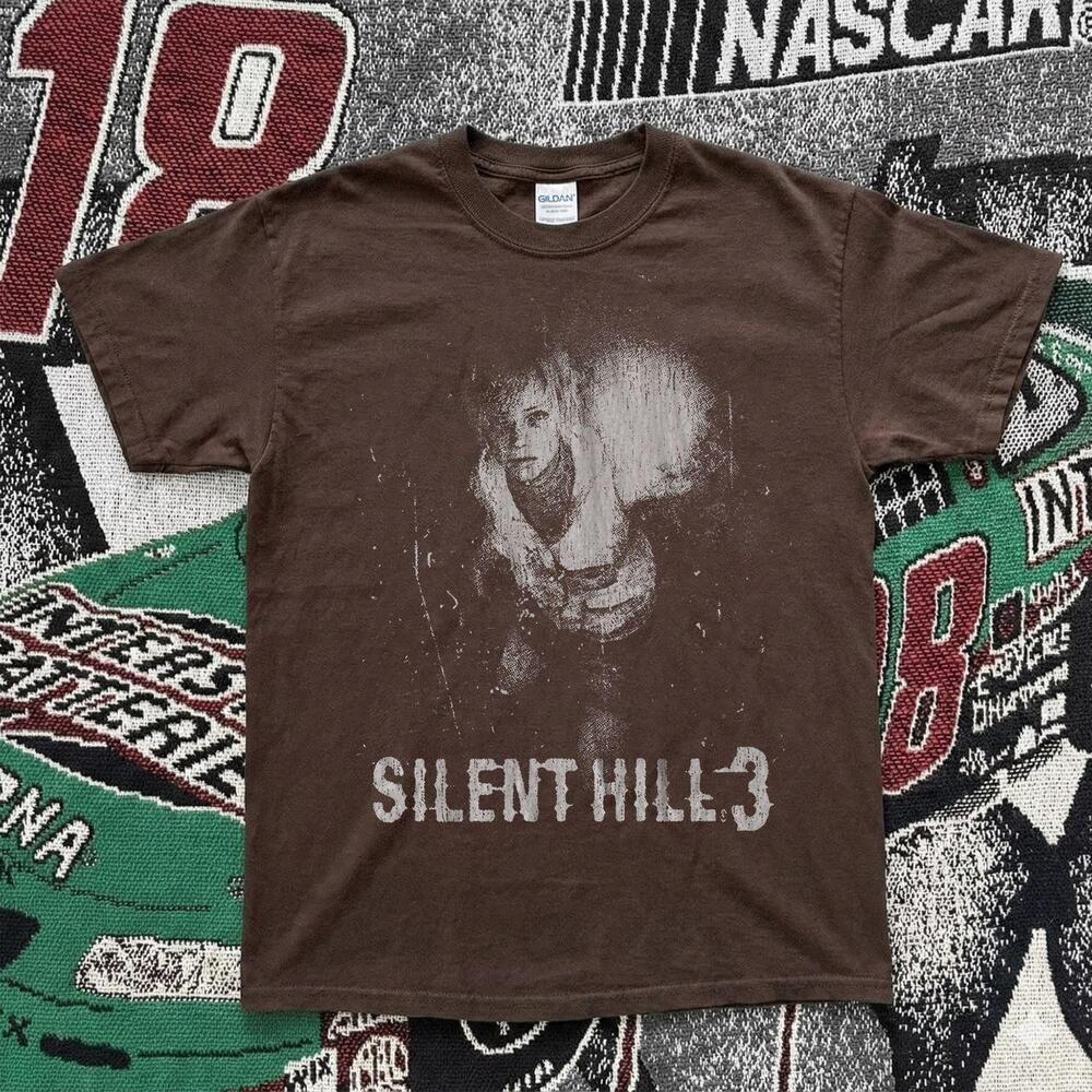 Style Silent Hill 3 Ps2 Brown Cotton  T-Shirt